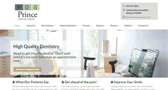 Desktop Screenshot of princedentalgroup.com